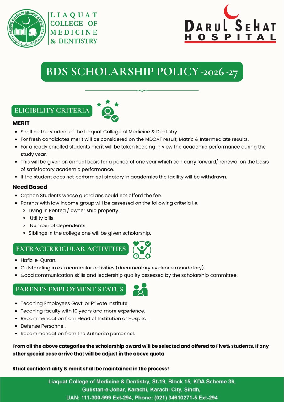 Scholarship Policy
